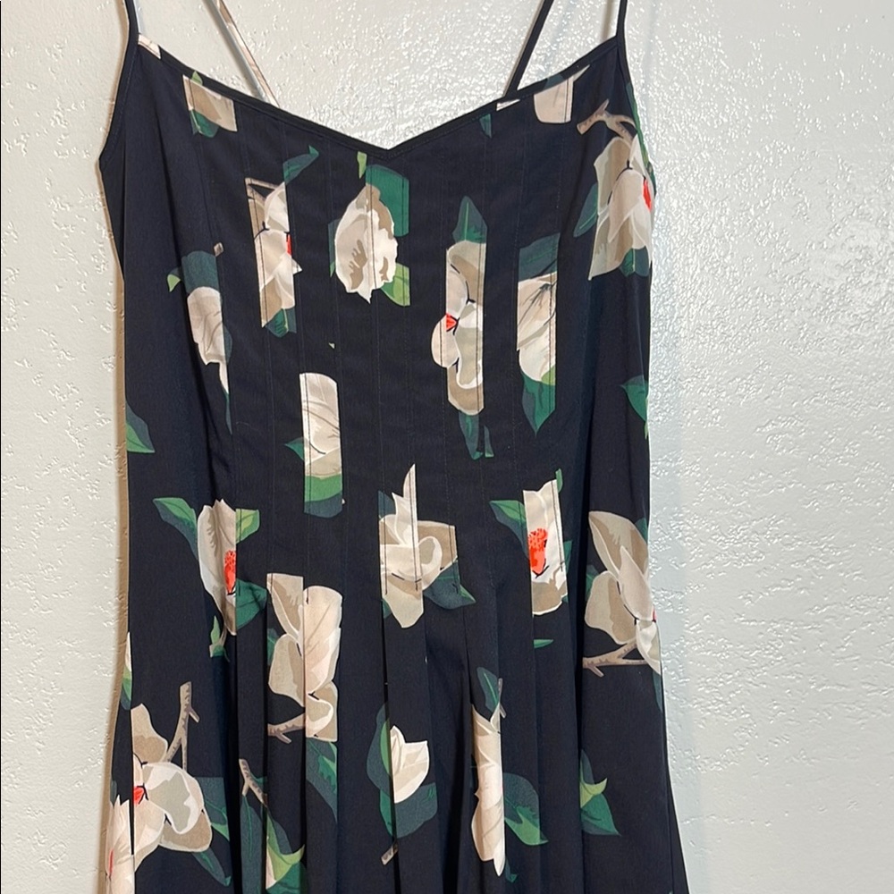 Banana Republic Floral Black Maxi Dress